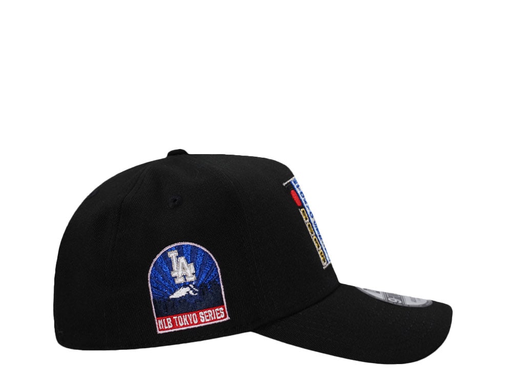 New Era Los Angeles Dodgers Sakura Bloom Black Edition 9Forty A Frame Snapback Casquette