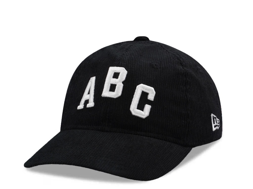New Era Atlanta Black Crackers Corduroy Black Prime Edition 9Twenty Adjustable Casquette