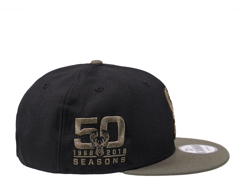 New Era Milwaukee Bucks 50 Seasons Edition 9Fifty Snapback Casquette