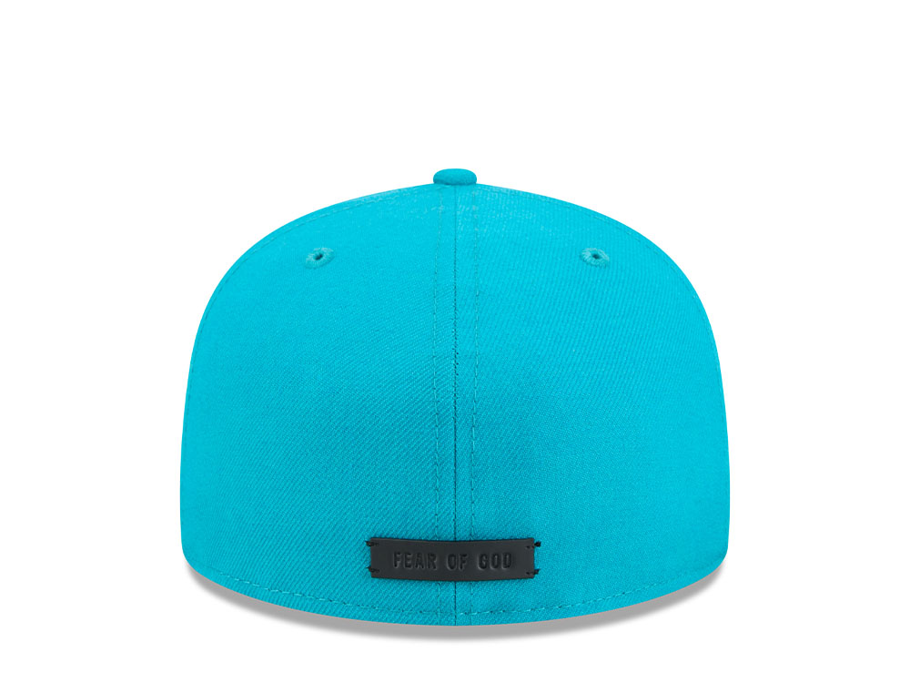 New Era Miami Marlins Fear of God Teal Essentials Classic Edition 59Fifty Fitted Casquette