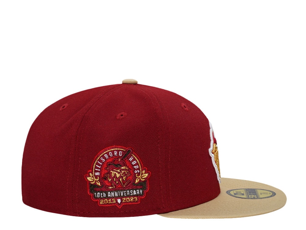 New Era Hillsboro Hops 10th Anniversary Two Tone Edition 59Fifty Fitted Casquette