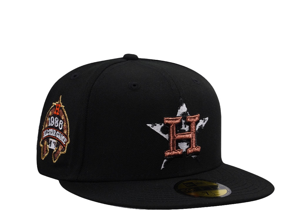 New Era Houston Astros All Star Game 1986 Black Prime Edition 59Fifty Fitted Casquette