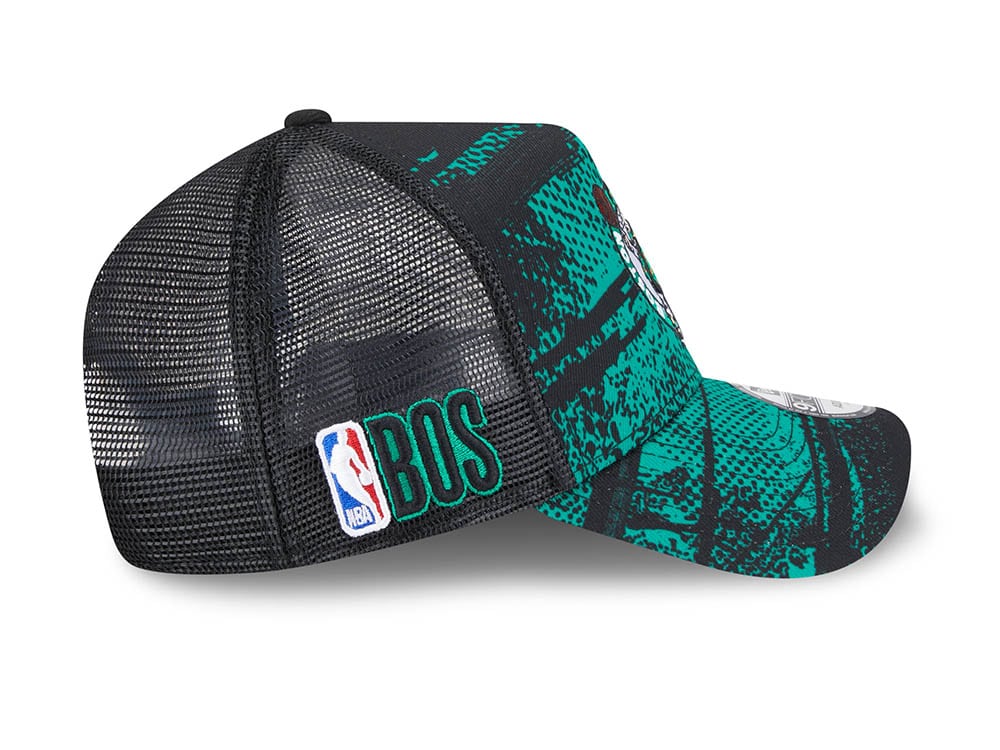 New Era Boston Celtics NBA Tip Off 2024 Trucker 9Forty A Frame Snapback Casquette