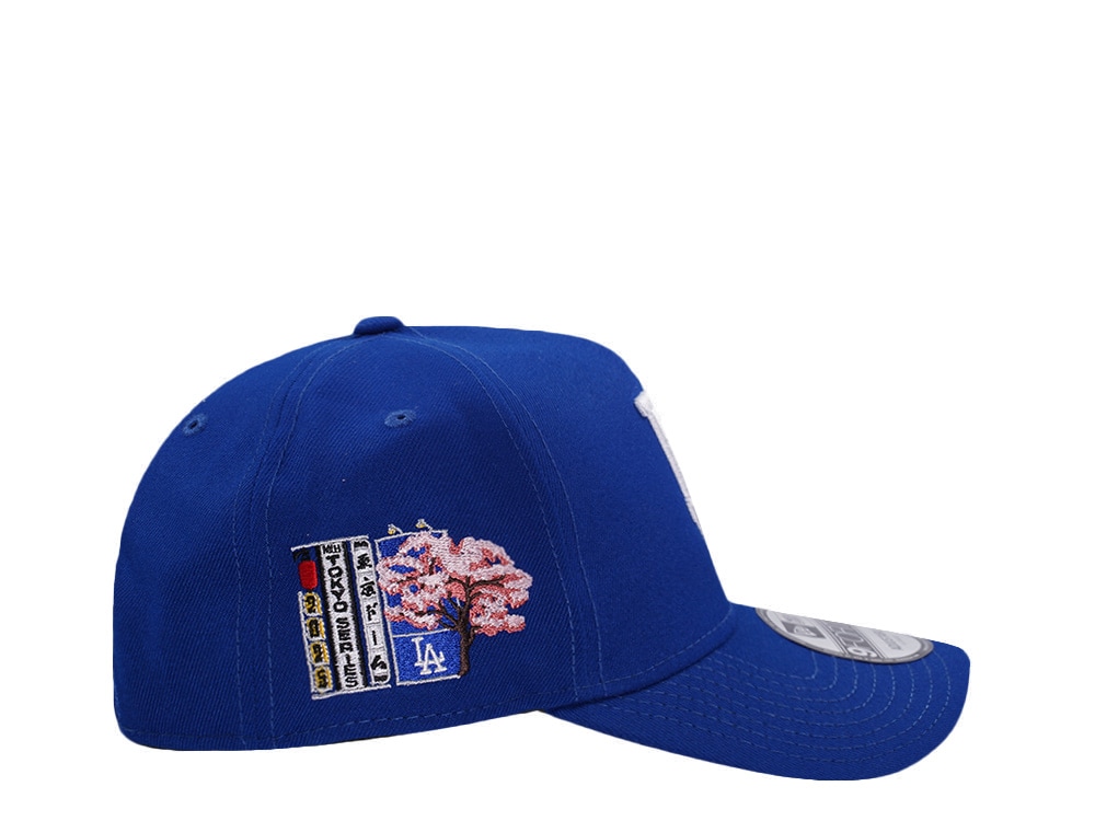 New Era Los Angeles Dodgers Tokyo Series Cat Royal Blue Prime Edition 9Forty A Frame Snapback Casquette