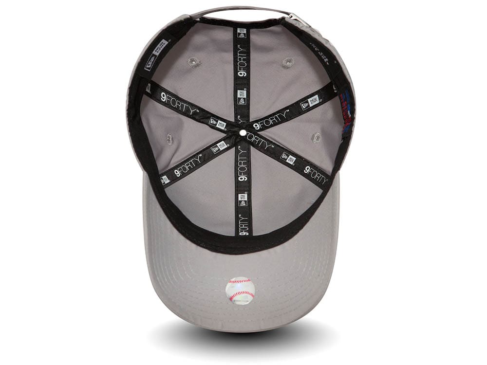 New Era New York Yankees Gray Flawless 9Forty Strapback Casquette