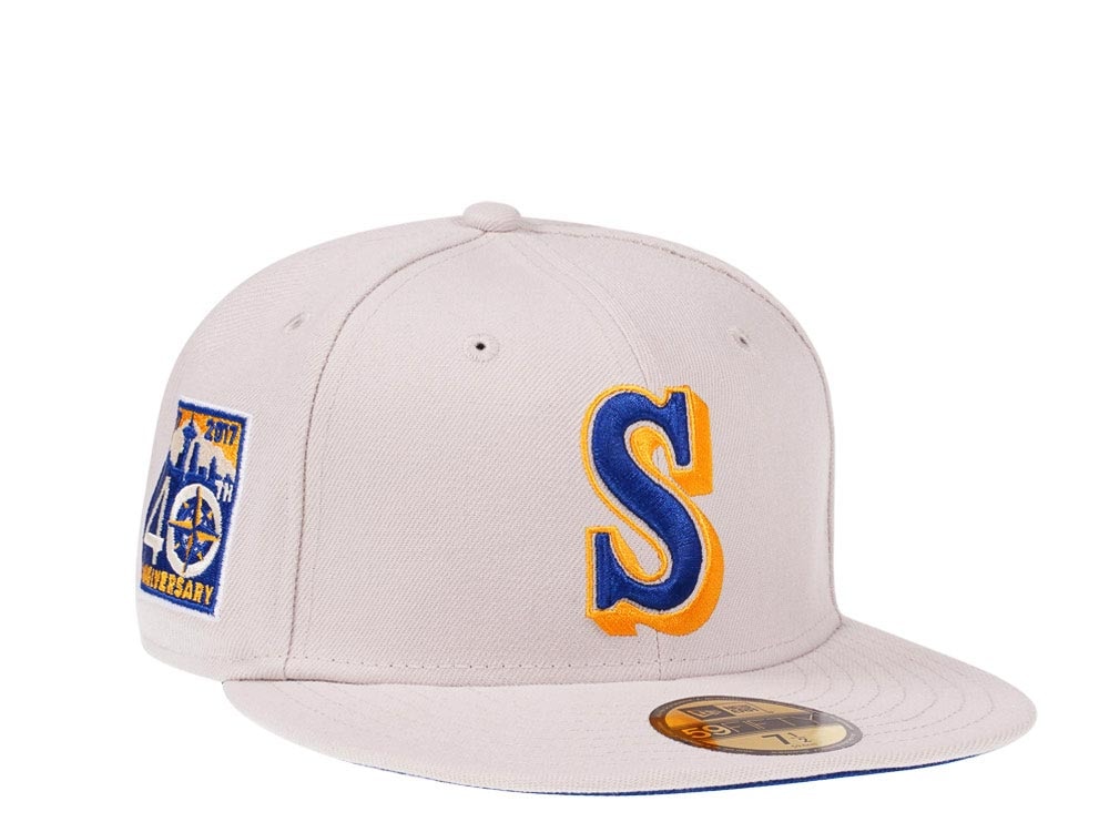 New Era Seattle Mariners 40th Anniversary Cream Edition 59Fifty Fitted Casquette