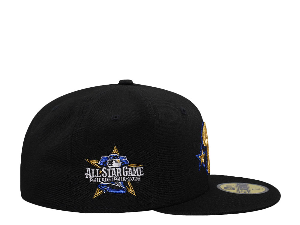New Era Philadelphia Phillies All Star Game 2026 Metallic Black Prime Edition 59Fifty Fitted Casquette