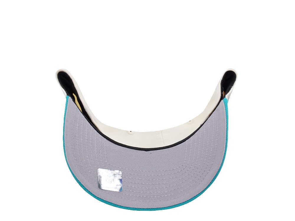 New Era Miami Dolphins 50th Anniversary Chrome Two Tone Edition 9Fifty A Frame Snapback Casquette