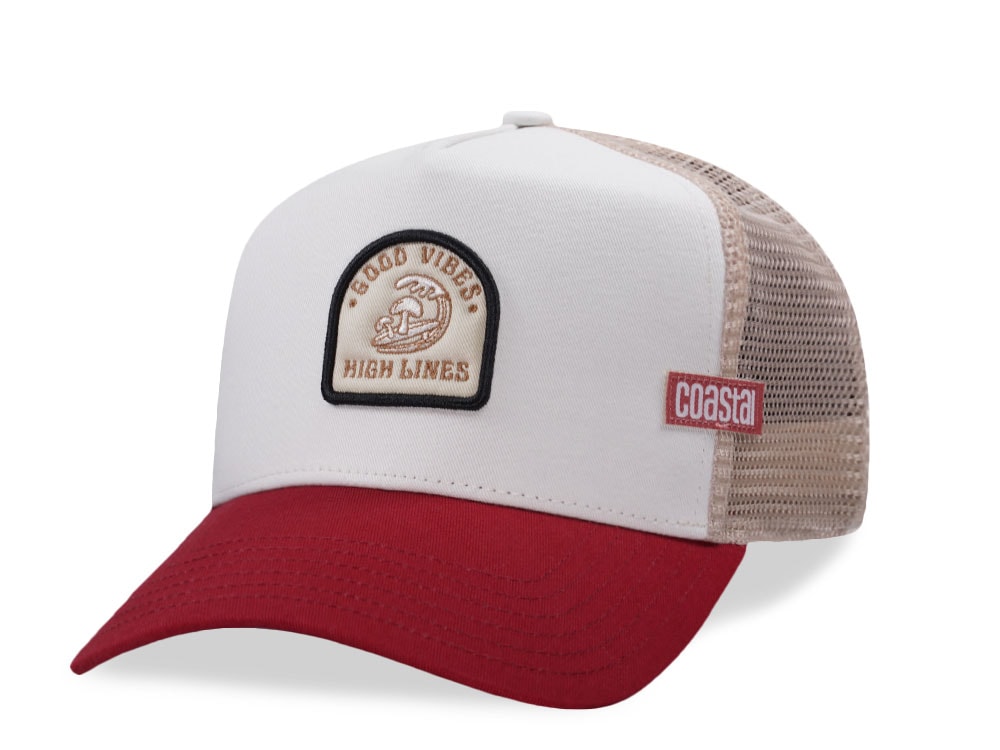 Djinns HFT High Lines Offwhite Two Tone Edition Trucker Snapback Casquette