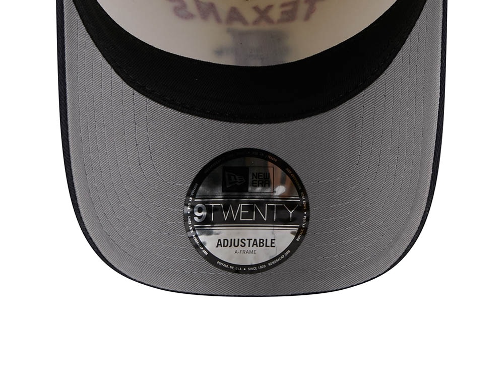 New Era Houston Texans 2025 Draft Edition 9Twenty A Frame Strapback Casquette