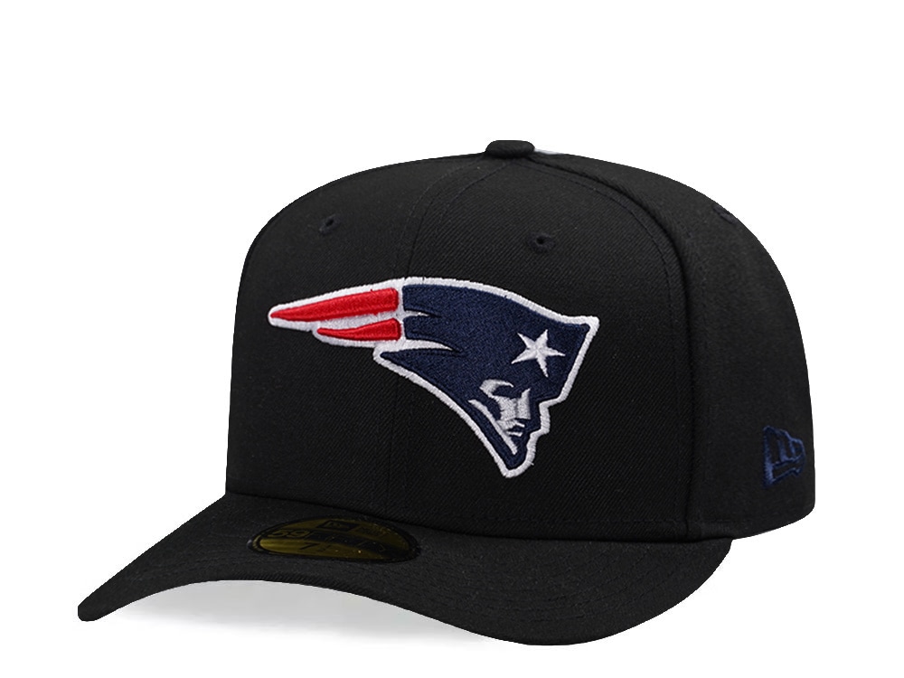 New Era New England Patriots Black Prime Edition Pre Curved 59Fifty Fitted Casquette