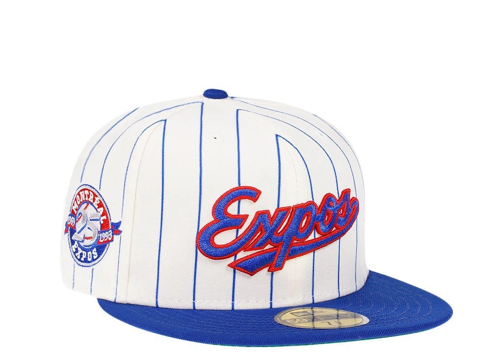 New Era Montreal Expos 25th Anniversary Pinstripe Heroes Elite Edition 59Fifty Fitted Casquette