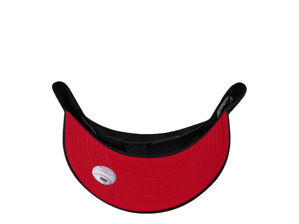 New Era Anaheim Angels Black And Red Upside Down Edition 9Forty A Frame Snapback Casquette