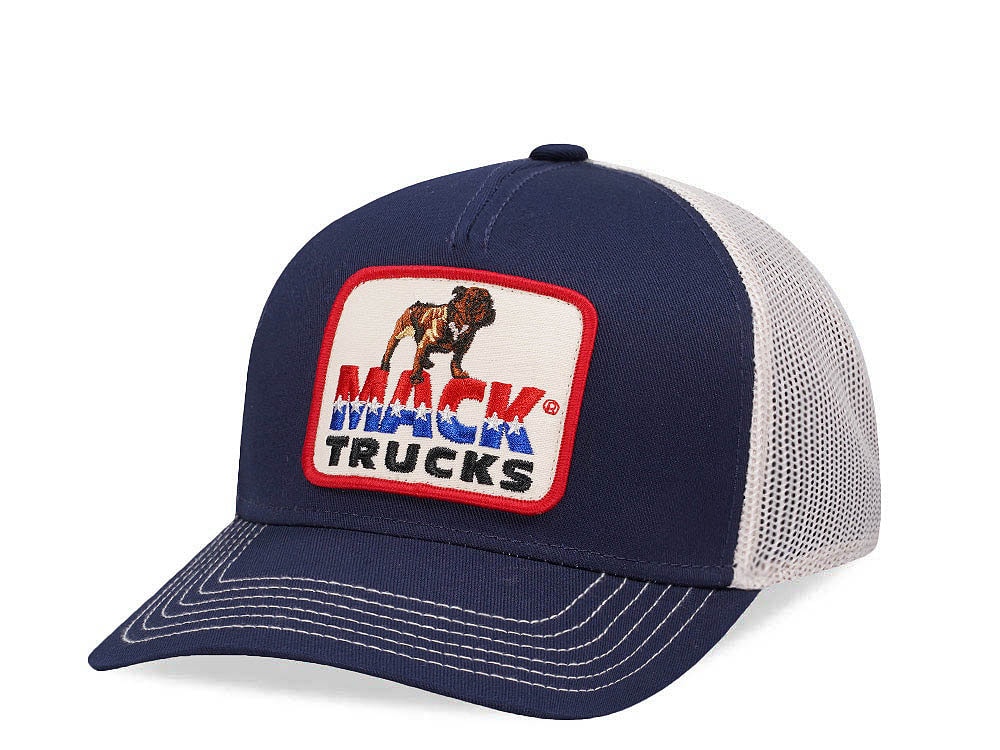 American Needle Mack Truck Twill Valin Patch Trucker Snapback Casquette