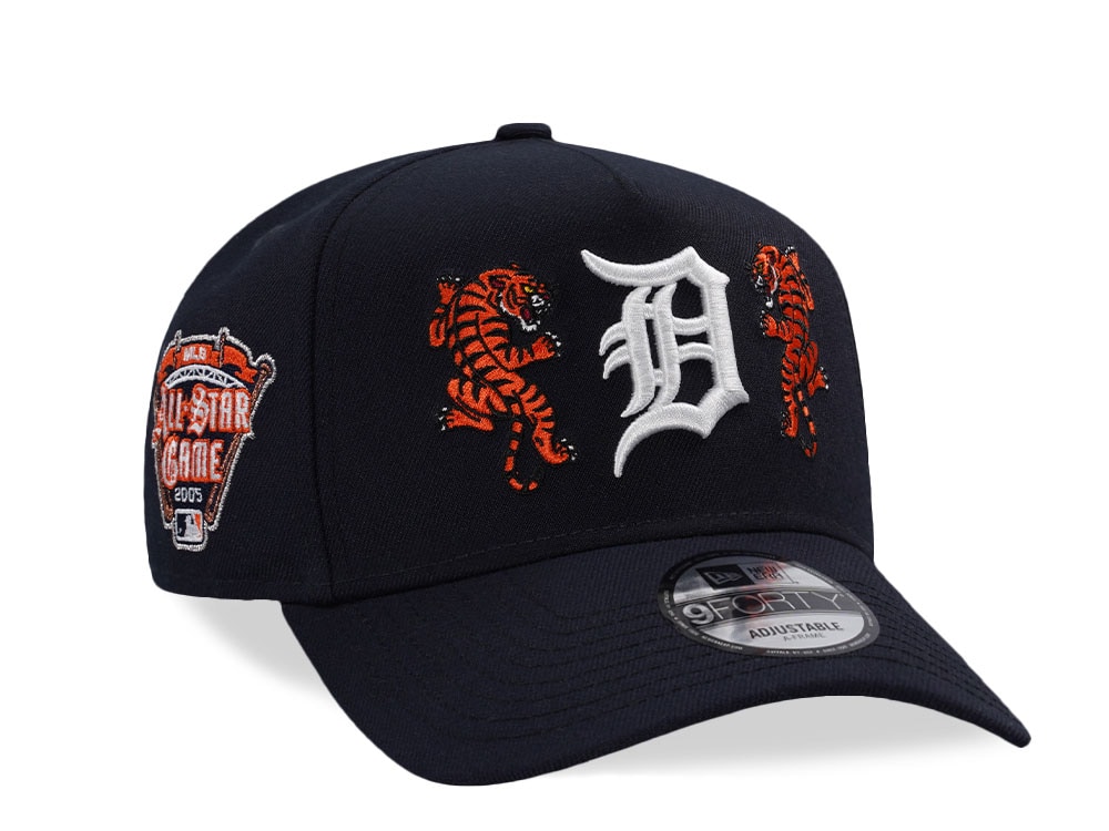 New Era Detroit Tigers All Star Game 2005 Navy Prime Edition 9Forty A Frame Snapback Casquette