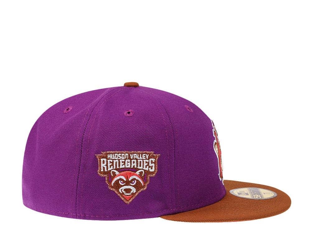 New Era Hudson Valley Renegades Purple Bourbon Two Tone Prime Edition 59Fifty Fitted Casquette