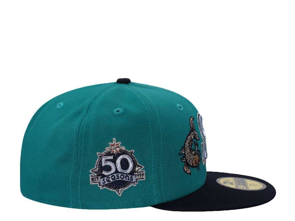 New Era Seattle Mariners 50th Anniversary Northwest Green Two Tone Edition 59Fifty Fitted Casquette