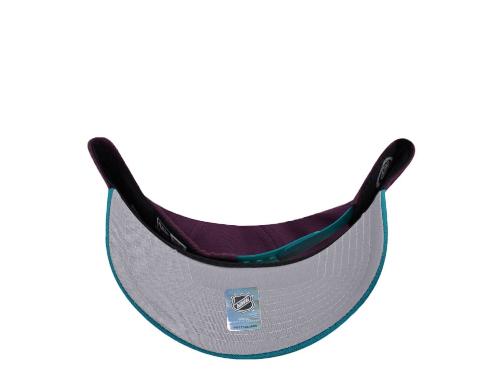 New Era Anaheim Ducks 10th Anniversary Throwback Edition 9Forty A Frame Snapback Casquette