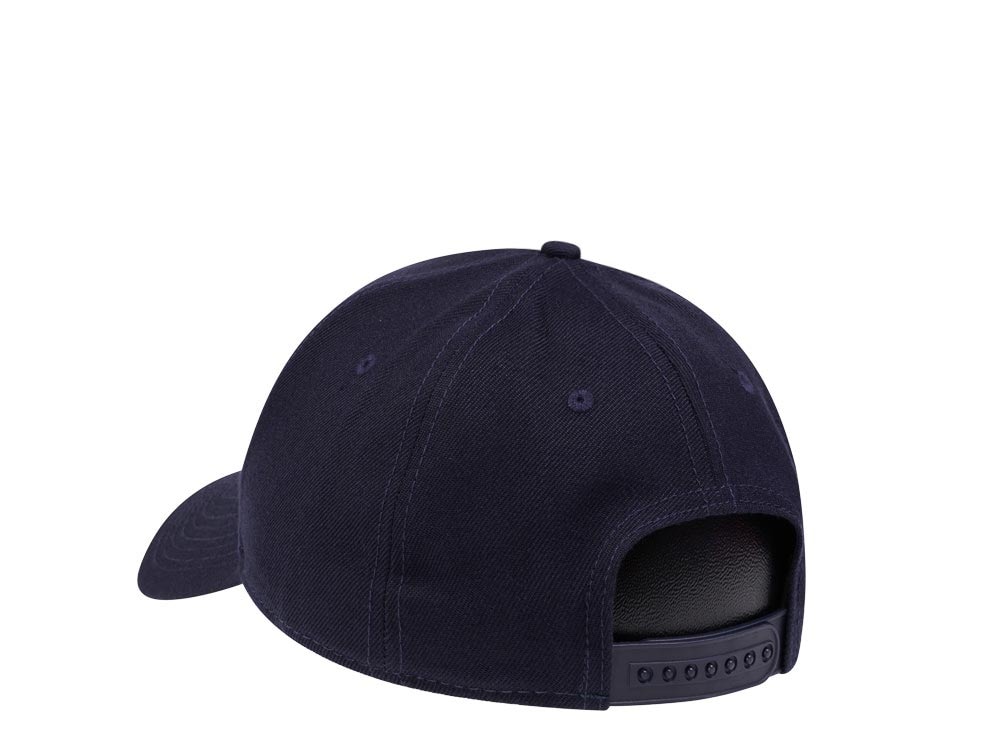 American Needle Edmonton Oilers Navy Stadium Curved Snapback Casquette
