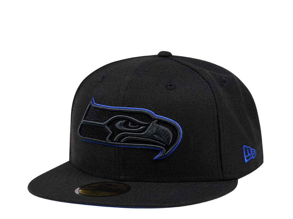 New Era Seattle Seahawks Blue Action 59Fifty Fitted Casquette
