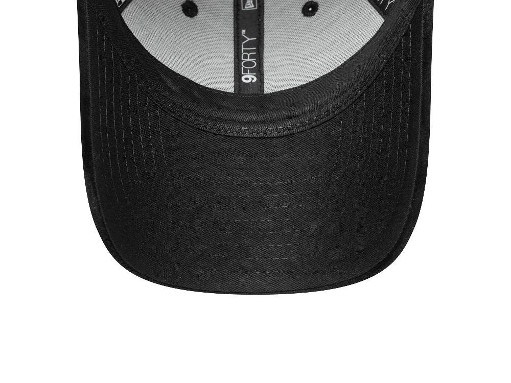 New Era New York Yankees Black Velour Womens 9Forty Strapback Casquette