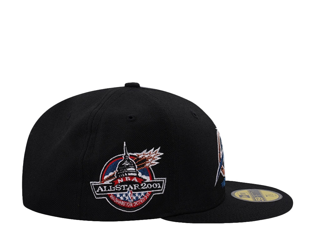 New Era Washington Wizards All Star Game 2001 Wool Black Throwback Edition 59Fifty Fitted Casquette