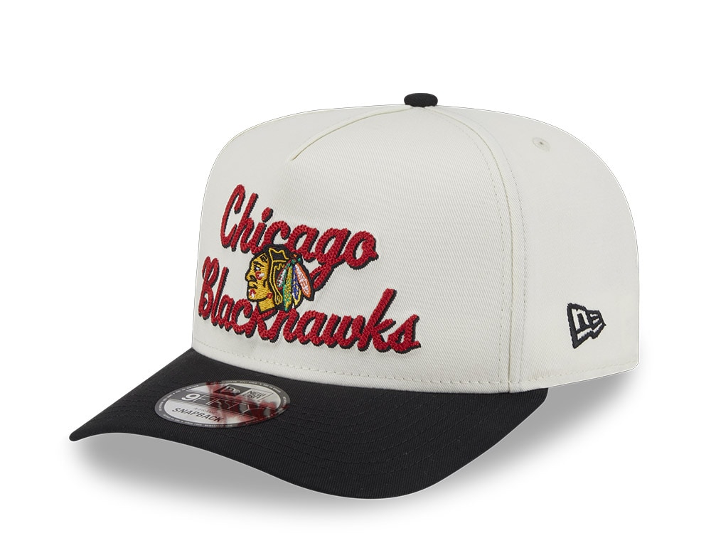 New Era Chicago Blackhawks Chainstitch 9Fifty A Frame Snapback Casquette