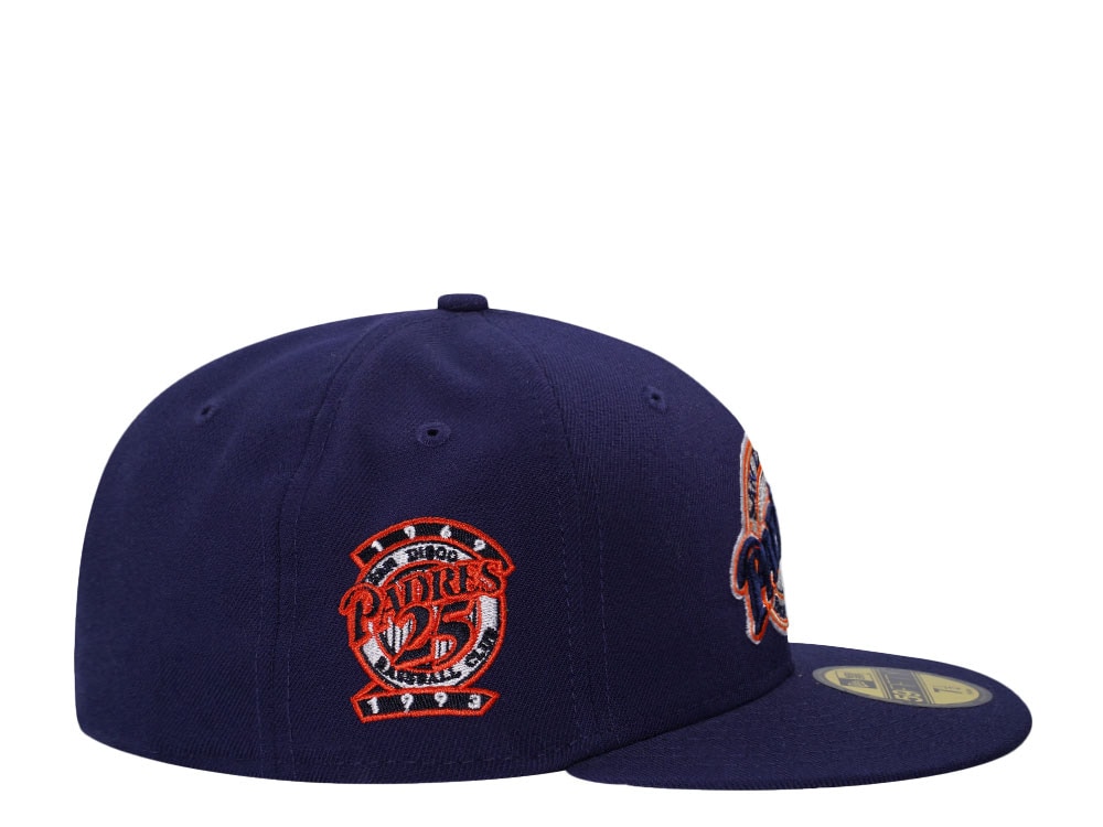 New Era San Diego Padres 25th Anniversary Navy Classic Two Tone Edition 59Fifty Fitted Casquette