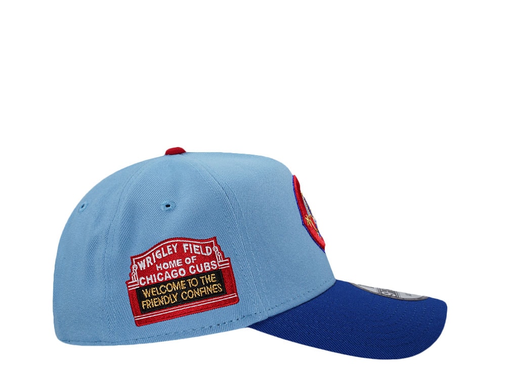 New Era Chicago Cubs Wrigley Field Blue Two Tone Edition 9Forty A Frame Snapback Casquette
