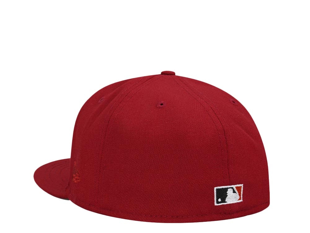 New Era Houston Astros Inaugural Season 2000 Brick Red Classic Edition 59Fifty Fitted Casquette