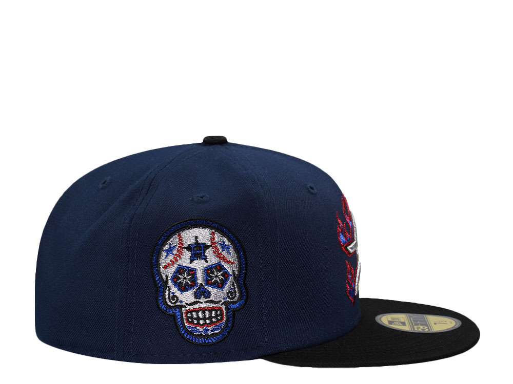 New Era Houston Astros Skull Flame Prime Two Tone Edition 59Fifty Fitted Casquette