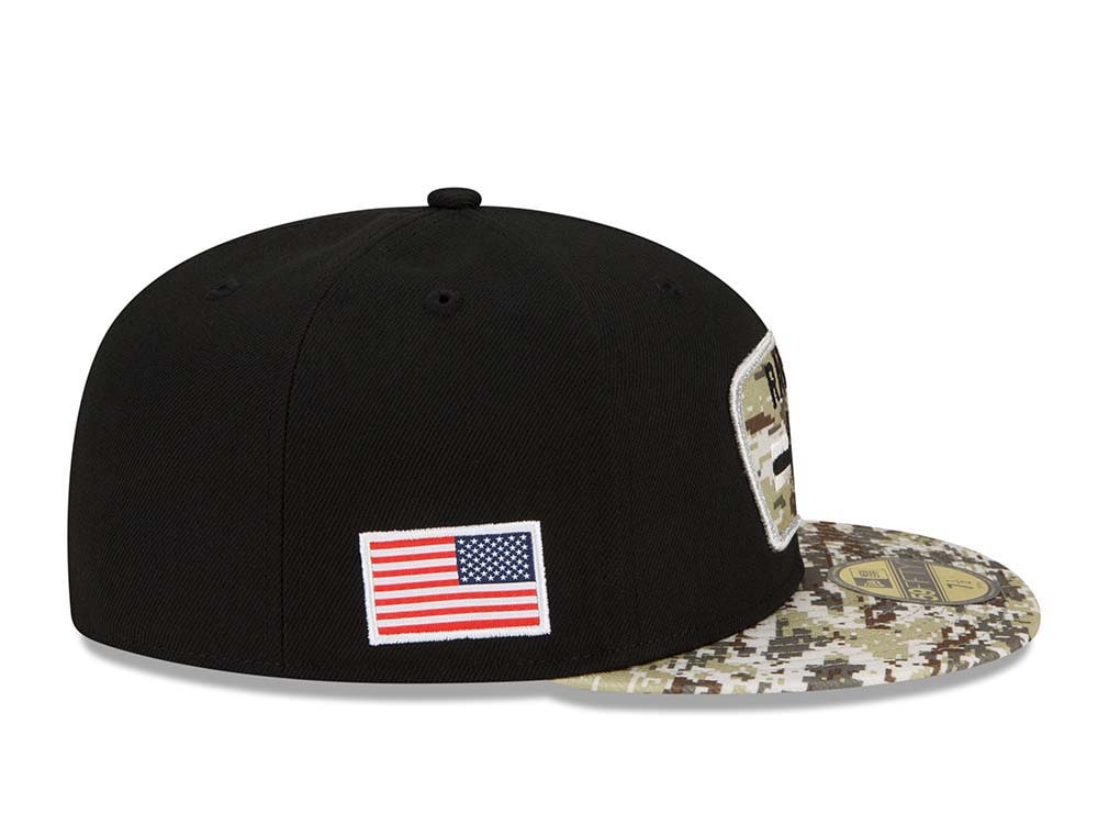 New Era Las Vegas Raiders Salute to Service 21 59Fifty Fitted Casquette