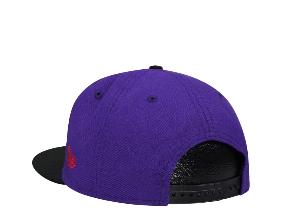 New Era Toronto Raptors Purple Two Tone Classic Edition 9Fifty Snapback Casquette