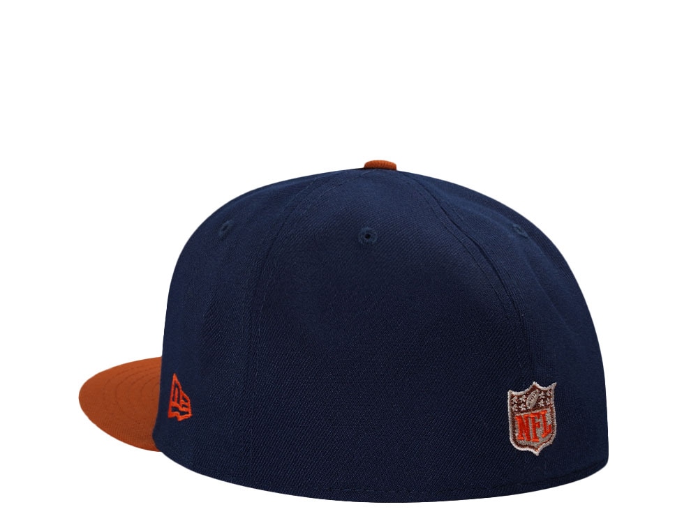 New Era Denver Broncos Navy Rust Two Tone Prime Edition 59Fifty Fitted Casquette