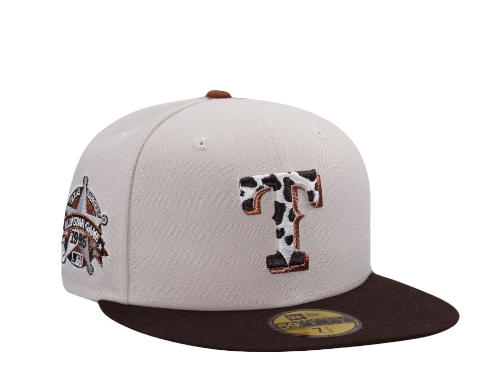 New Era Texas Rangers All Star Game 1995 Stone Two Tone Edition 59Fifty Fitted Casquette