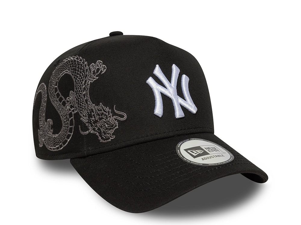 New Era New York Yankees Black Dragon Edition 9Forty A Frame Snapback Casquette