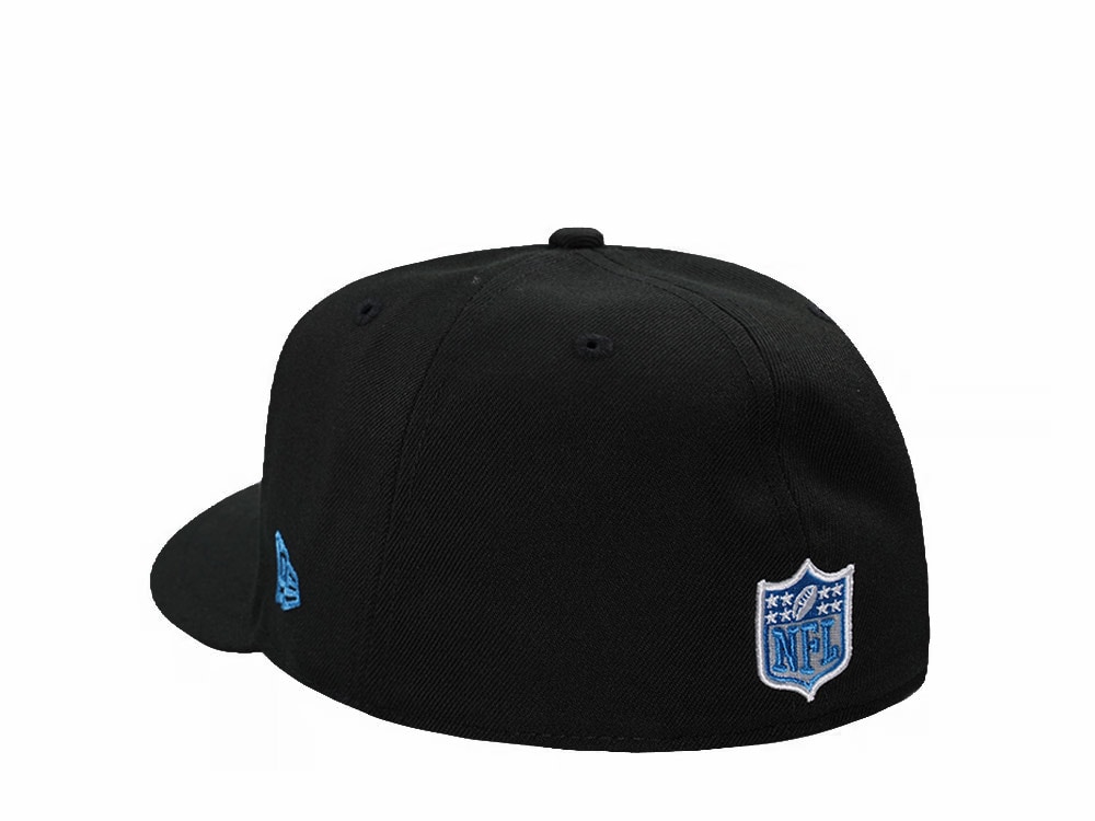 New Era Detroit Lions Black Classic Edition Pre Curved 59Fifty Fitted Casquette