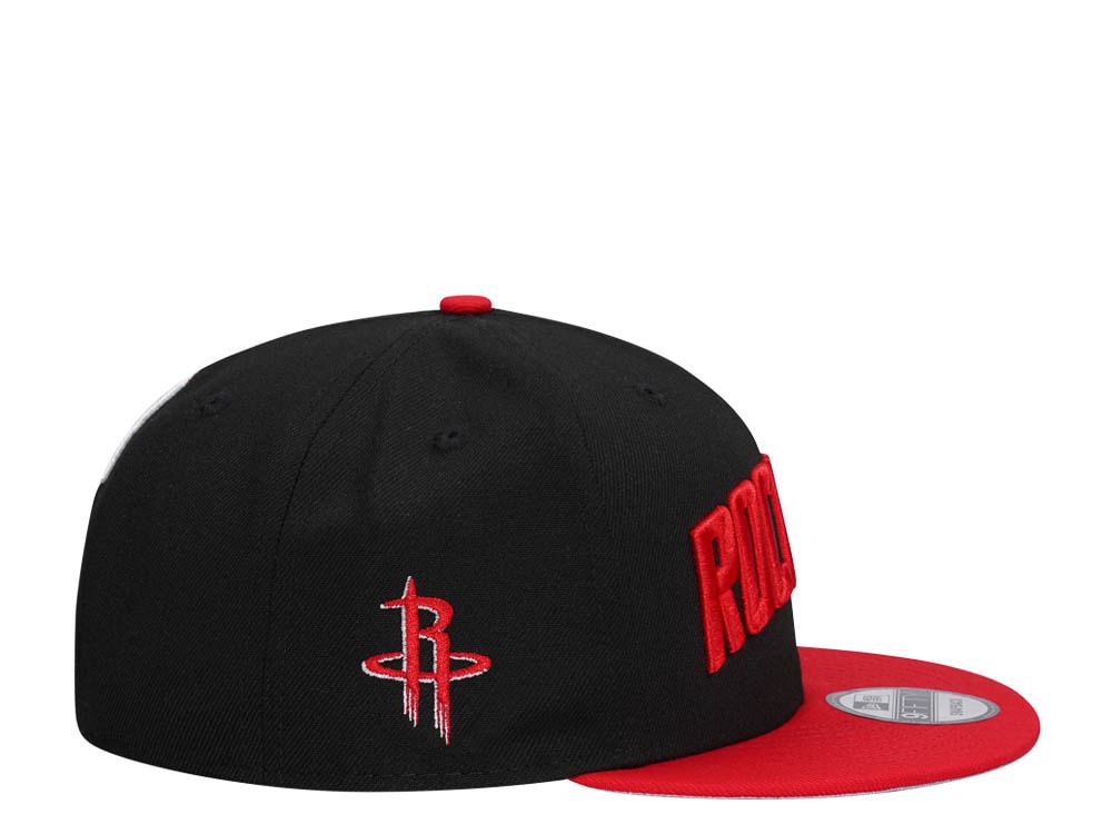 New Era Houston Rockets Black and Red Two Tone Edition 9Fifty Snapback Casquette