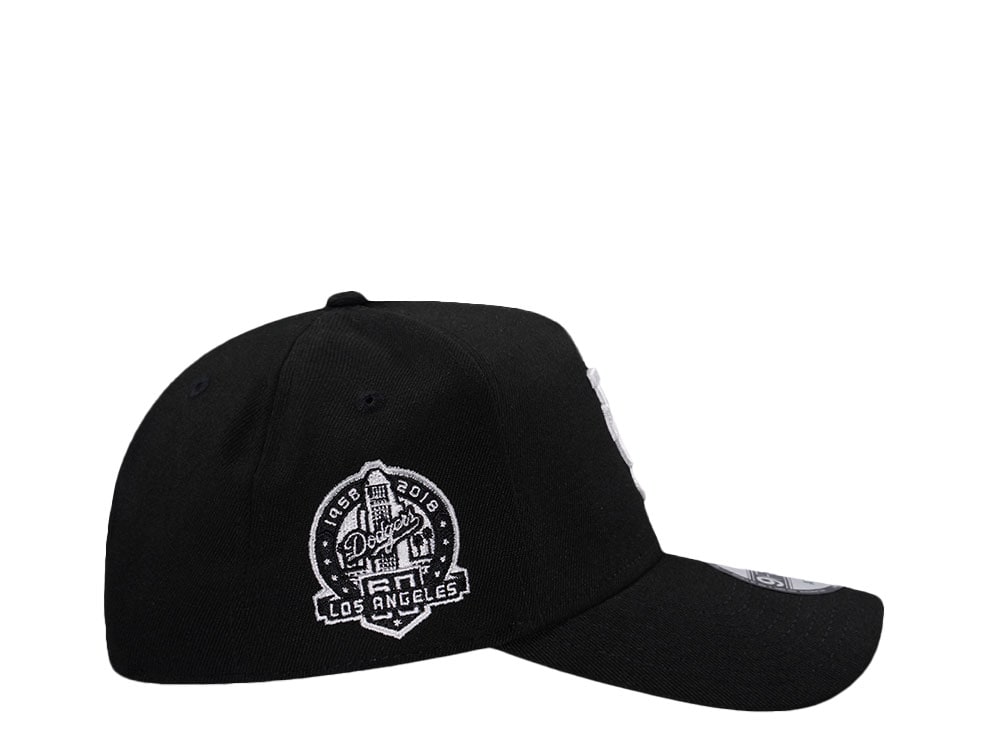 New Era Los Angeles Dodgers 60th Anniversary Black Prime Edition 9Forty A Frame Snapback Casquette