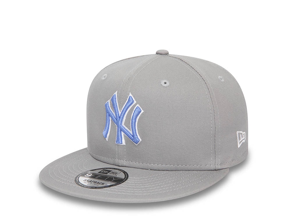 New Era New York Yankees White Outline Grey 9Fifty Snapback Casquette