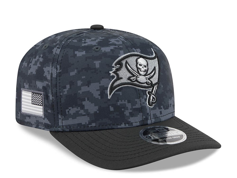 New Era Tampa Bay Buccaneers NFL Salute to Service 2026 Digi Camo Black 9Seventy Stretch Snapback Casquette