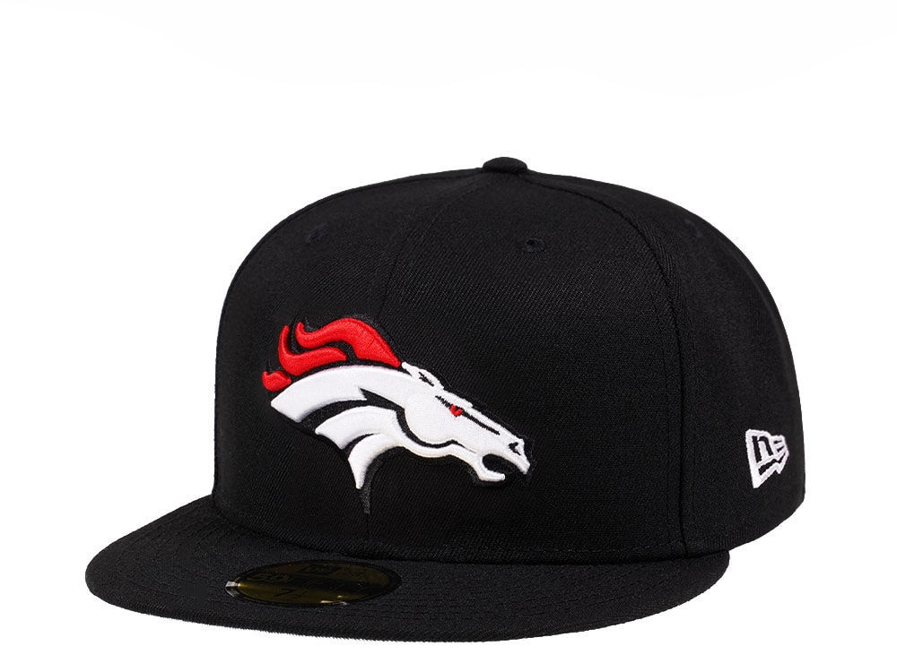 New Era Denver Broncos Black Crimson Collection 59Fifty Fitted Casquette