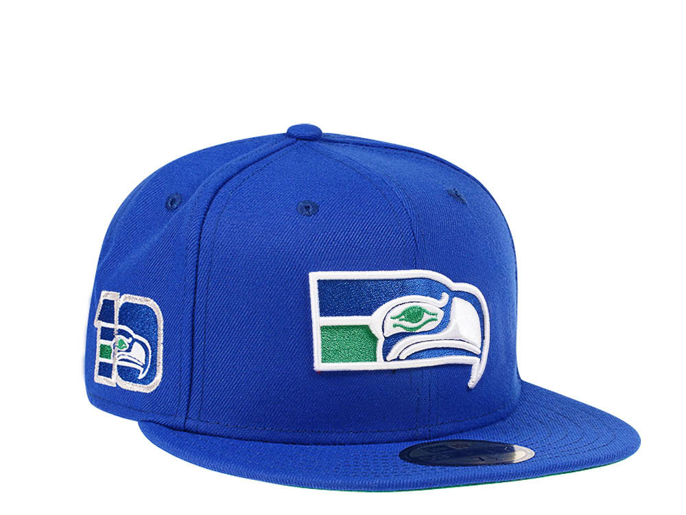 New Era Seattle Seahawks 10th Anniversary Throwback Edition 59Fifty Fitted Casquette