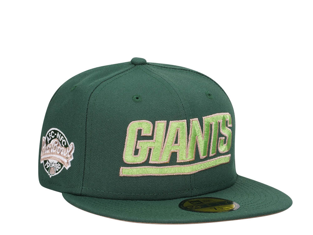 New Era New York Giants Pro Bowl 1986 Green Script Edition 59Fifty Fitted Casquette
