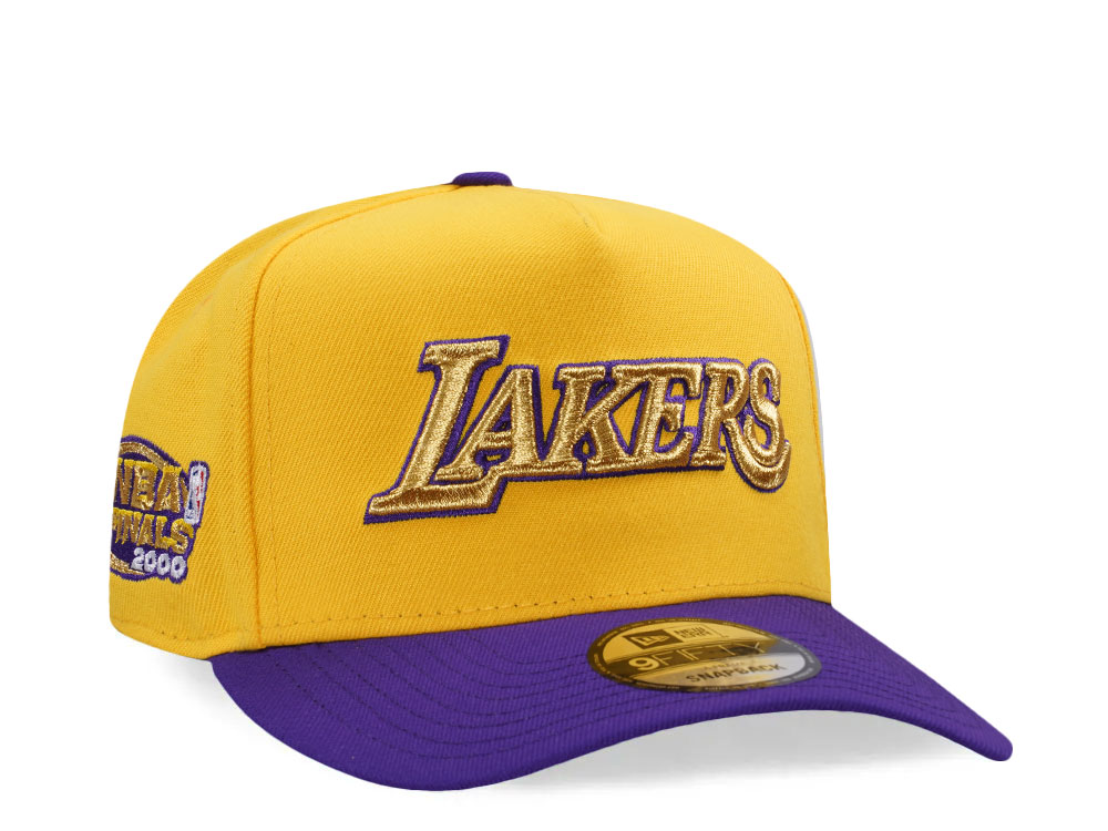 New Era Los Angeles Lakers NBA Finals 2000 Two Tone Edition 9Fifty A Frame Snapback Casquette