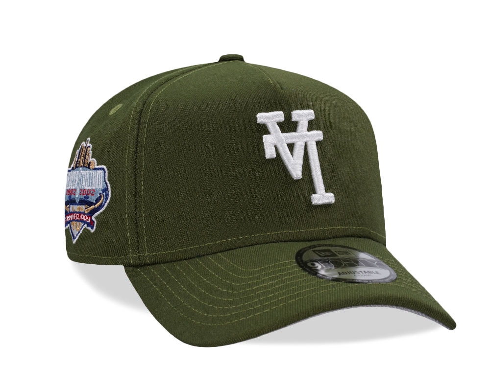 New Era Los Angeles Dodgers 40th Anniversary Olive Prime Edition 9Forty A Frame Snapback Casquette