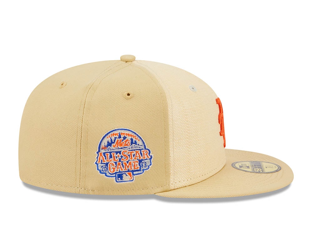 New Era New York Mets All Star Game 2013 Raffia Front Vegas Gold Edition 59Fifty Fitted Casquette