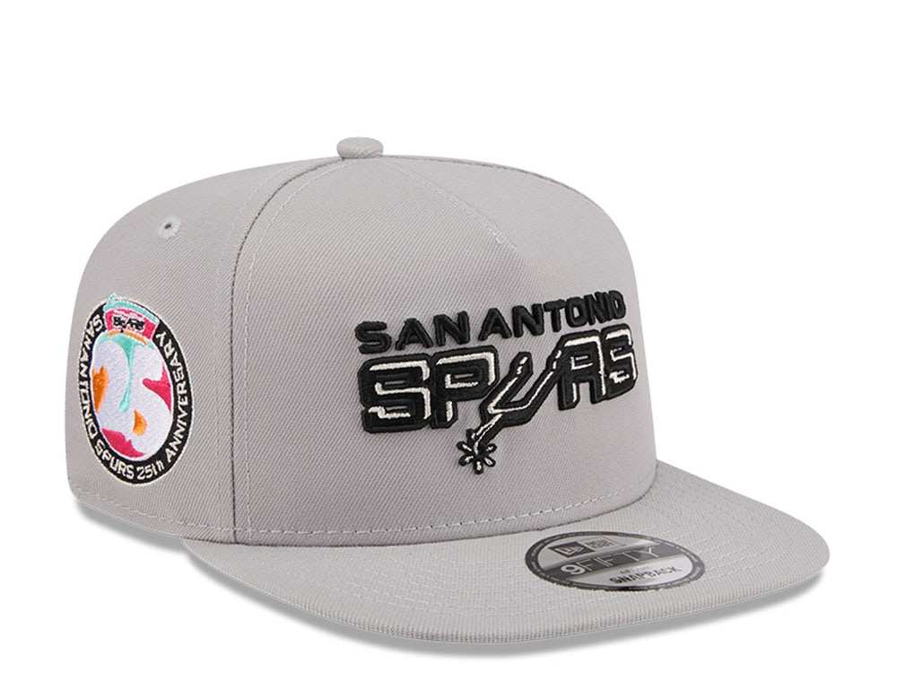 New Era San Antonio Spurs 25th Anniversary HWC Edition 9Fifty A Frame Snapback Casquette