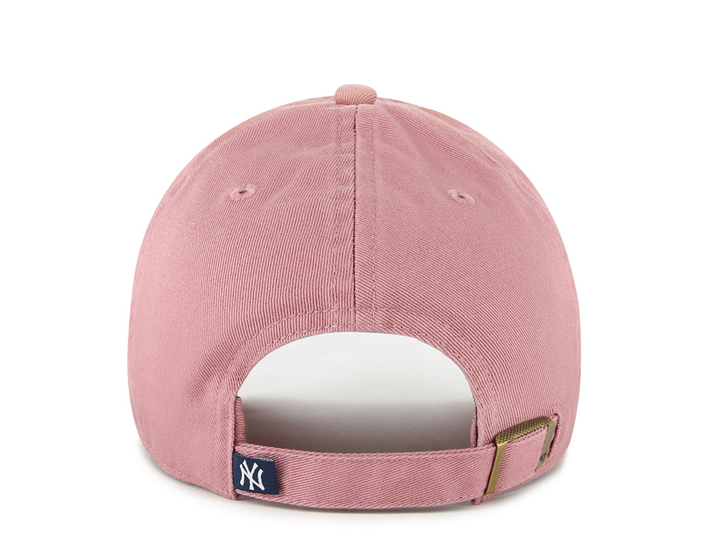 47 Brand New York Yankees Mauve Clean Up Strapback Casquette