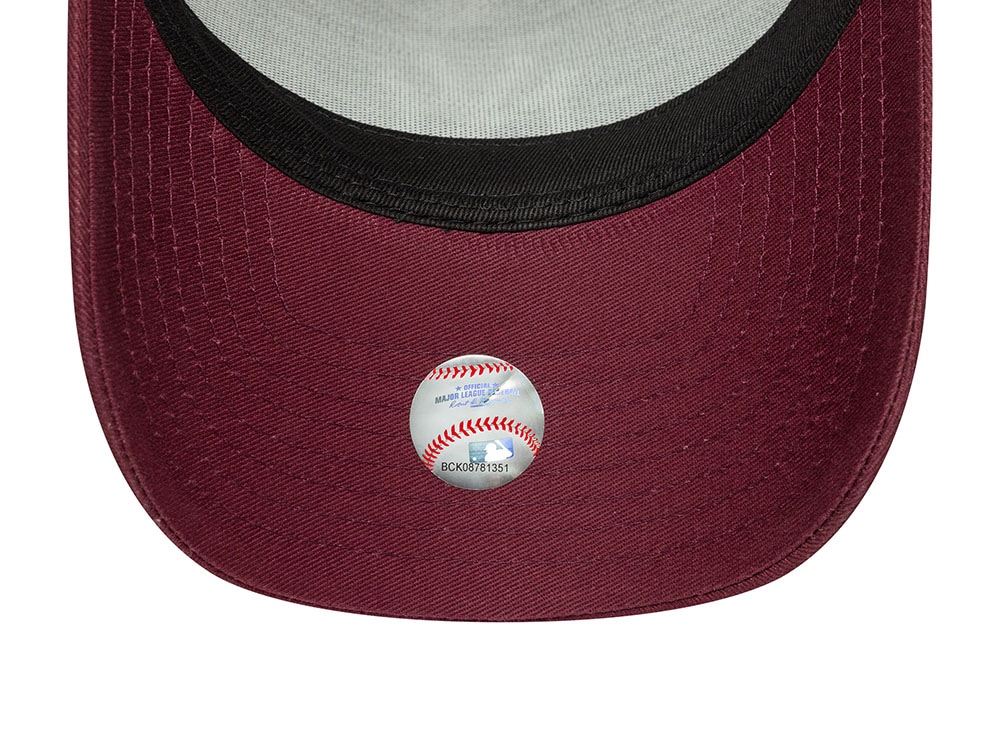 New Era New York Yankees League Essentials Maroon Edition 9Forty A Frame Snapback Casquette